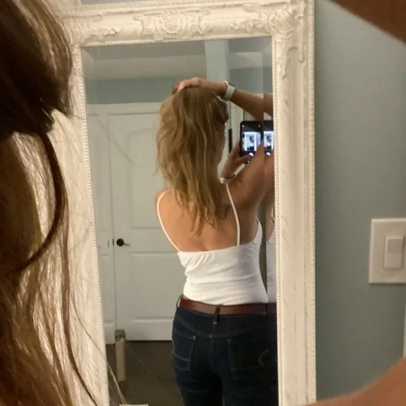 Charlotte Russe Solid White Ribbed Bodysuit - Picture 3 of 11